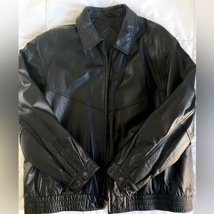 Roundtree & York by Dillards Men’s Premium Leather Jacket Big & Tall Size 2XLT